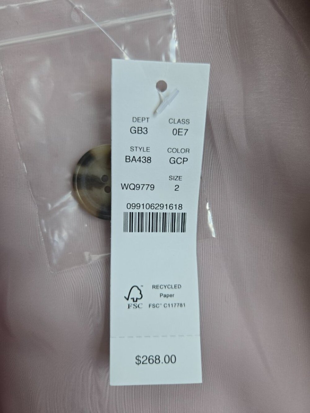 NWT J. Crew 100% Wool Tweed Parke Blazer Lavender and Grey Moon British Cloth - Picture 2 of 11